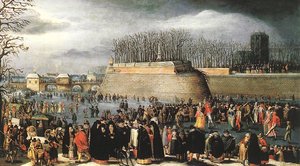 Skating During Carnival — Denijs Van Alsloot