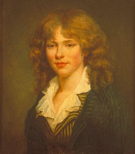 Portrait De Mlle Roland, Fille Du Sculpteur — Antoine Vestier Avallon Paris