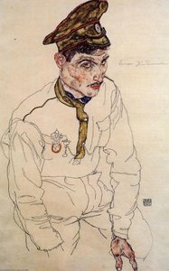 Russian Prisoner Of War (grigori Kladjishuli) — Egon Schiele, Expressionism