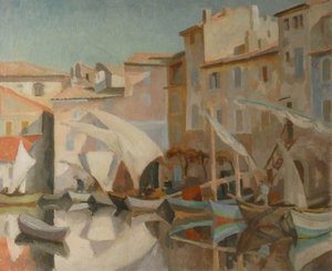 The Harbour At St Tropez — Roger Eliot Fry