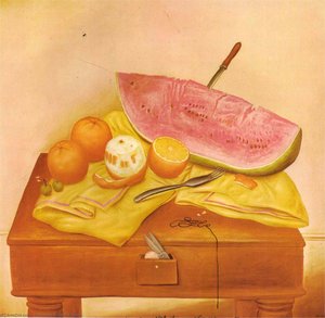pastèques et oranges