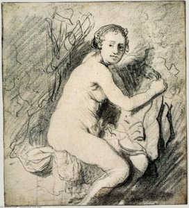 Diana At Her Bath — Rembrandt Van Rijn, Baroque
