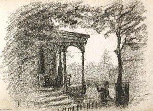 Porch Of House — John Ottis Adams