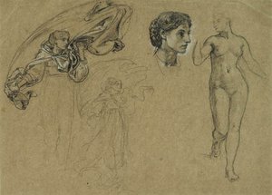 Studies Of Michelangelo And Phidias — Sir Edward John Poynter