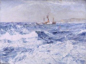 High Water On The Bar — Arthur James Wetherall Burgess