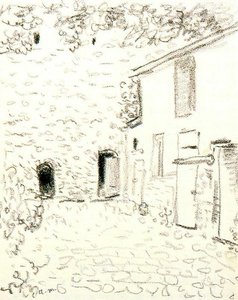 El Patio En La Frette — アルベール・マルケ