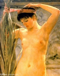 A Sculptors Model Detail — Lourens Alma Tadema
