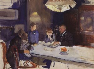 Family Portrait — Zinaida Serebriakova