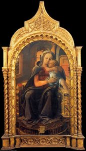 Madonna With Child (tarquinia Madonna) — Филипо Липи, Early Renaissance