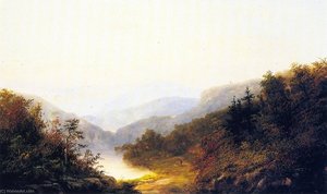 Lake In Autumn — William Charles Anthony Frerichs