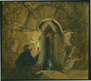 Rock-cut Tunnel, Pools Of Solomon — William Simpson