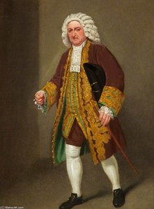 Richard Wilson As Sir Francis Wronghead In 'the Provok'd Husband' By Colley Cibber, Covent Garden — Samuel De Wilde