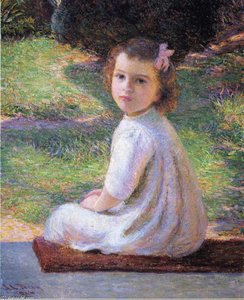 Girl With A Pink Bow — Lilla Cabot Perry