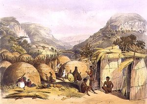 Inanda Kraal — George French Angas