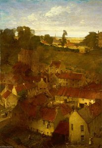 The Village Of The Water Of Leith From A Window In Rothesay Terrace — William Fettes Douglas
