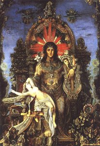 Jupiter And Semele (detail) — Gustave Moreau
