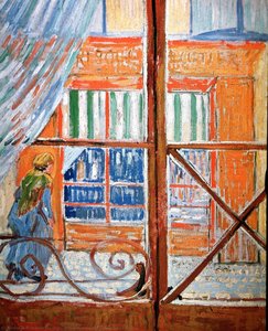 Ein Metzgerschaufenster Aus Einem Fenster — Vincent Willem Van Gogh, Post-impressionism