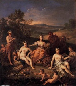 Earth — Louis The Younger Boullogne, Baroque