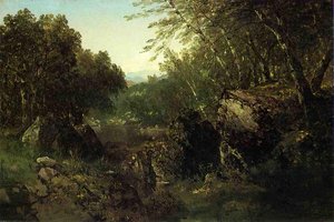 Woodland Pool — John Frederick Kensett
