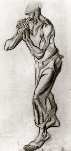 Gospel Singer (study For The Arts Of Life In America) — Thomas Hart Benton