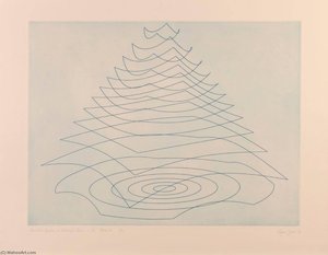 Isometric Systems In Isotropic Space The Pyramid, From The A. I. R. Print Portfolio — Agnes Dénes