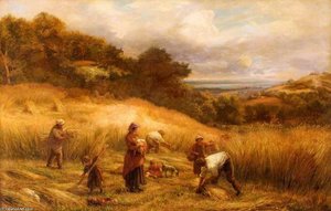 Landscape With Harvesters — John Linnell, Contemporary Realism
