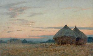 Haystacks In The Moonlight — William Herbert Allen