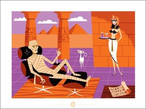 The Mummy — Josh Agle (shag)