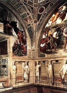 Stanze Vaticane - View Of The Stanza Di Eliodoro — Rafael, High Renaissance