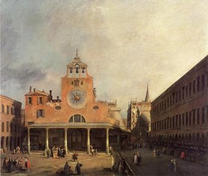 San Giacomo De Rialto — Giovanni Antonio Canaletto, Barockstil