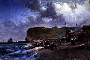 Crinolines on the Beach
