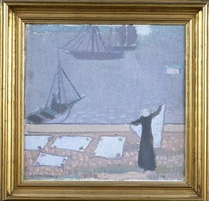 Petite Blanchisseuse, Port De Perros Guirec — Denis Maurice
