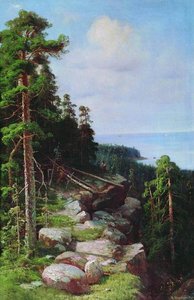 Over The Embankment — Ivan Ivanovich Shishkin