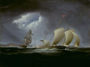 Capture Of The Tripoli By The Enterprise — Thomas Birch