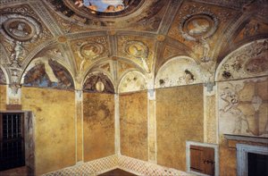 View Of The South And East Walls — Andrea Mantegna, Renaissance Humanism