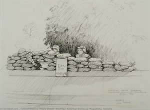 Sentries, American Embassy, Mogadishu, Somalia — Colonel Donna J. Neary Usmcr