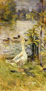 The Goose — Berthe Morisot