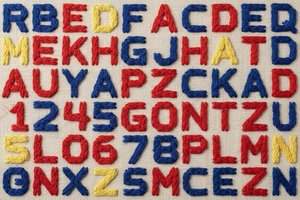 Alphabet Of Potential: Primary Syntax In Fiber — Amélie Renard