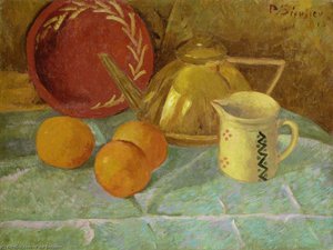 Still Life With Fruit And A Pitcher — Paul Sérusier, Post-impressionism