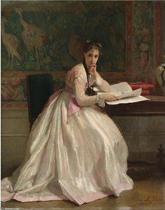 A Moment Of Distraction — Gustave Léonhard De Jonghe