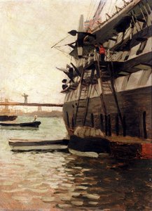 The Hull Of A Battle Ship — Jacques Joseph Tissot