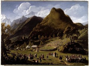 Festival of the Shepherds at Unspunnen, August 17, 1808