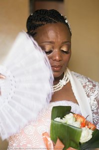 Ayanda Moremi on her wedding day. Kwanele South, Katlehong, 9 Novemeber 2013 (1 of 10pcs)