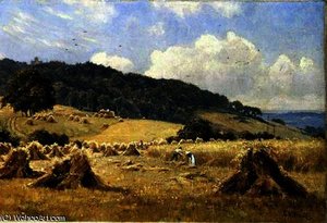 Cornfields, St. Martha's Chapel — Edward Wilkins Waite
