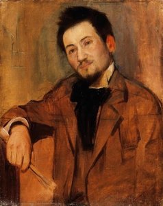 Self-portrait In Younger Age — József Rippl-rónai