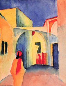 A Glance Down An Alley — August Macke, Orphism