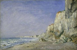 Cliffs Near Dieppe — Adolphe Félix Cals