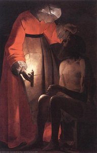 Job Mocked By His Wife — Жорж Де Ла Тур, Baroque Dramatic Light