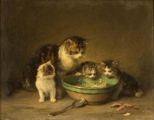 Chats — Louis-eugène Lambert