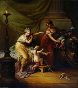 Cupid Preparing Venus For An Amorous Encounter With Mars — Antonio Zucchi